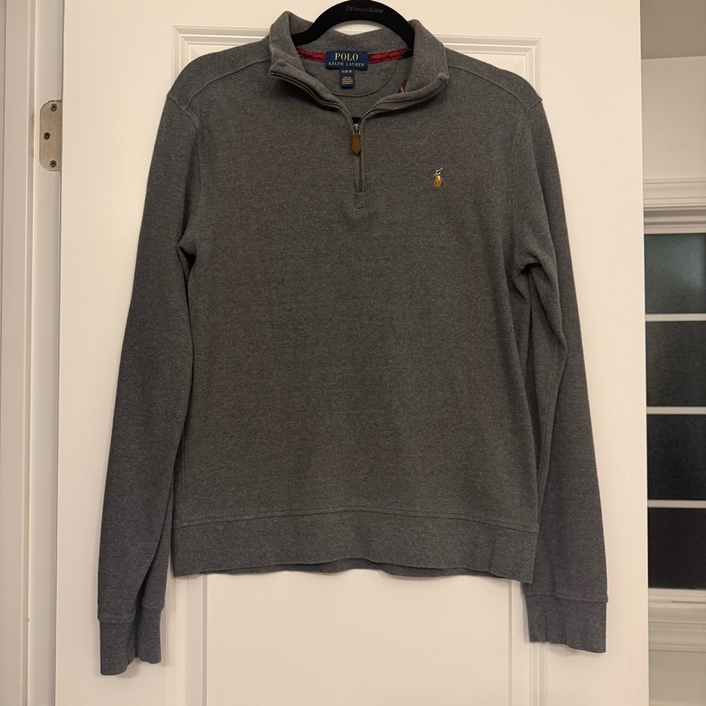 Polo Ralph Lauren Gray Quarter-Zip Pullover